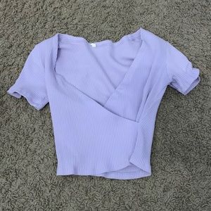 Small Amazon Purple Crop Top